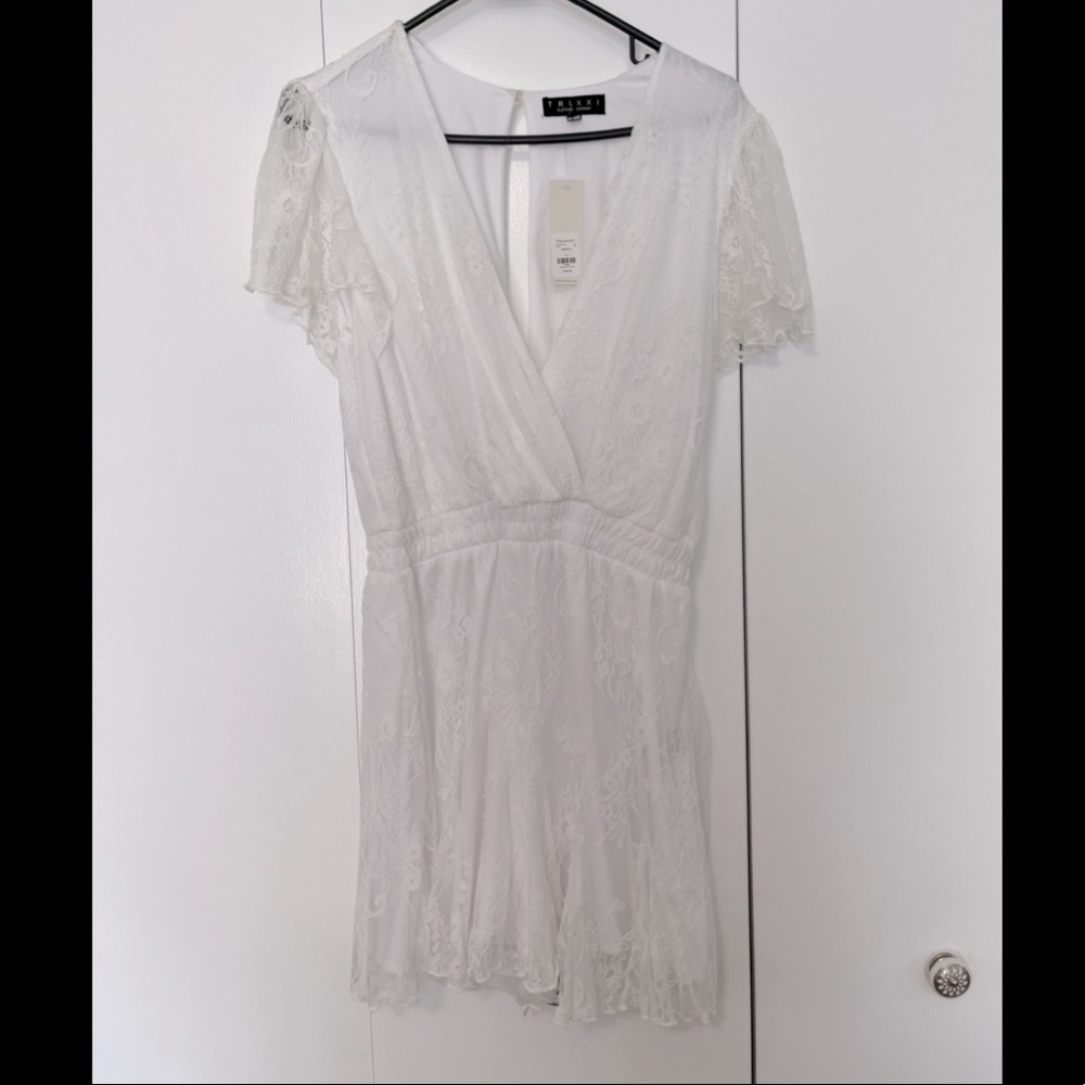 White Lace Woman’s Romper